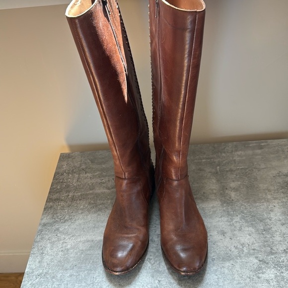 ANTONIO MELANI Shoes - A Antonio Melani Tall Brown Leather Riding Boots – Size 7.5